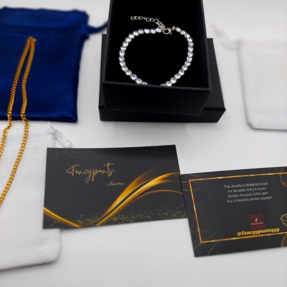 Silver Tennis Bracelet - Picture 4 of 14